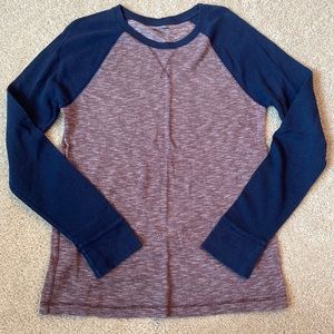 Maroon/Navy blue Arizona Jean co. mens sweater